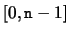 $[0,\mbox{\tt\small n}-1]$