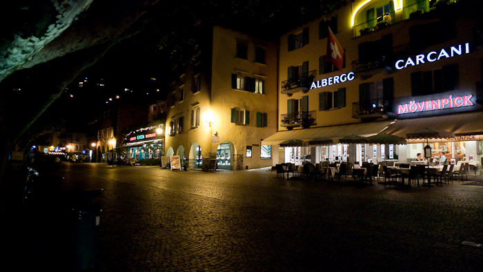 Waterfront at night