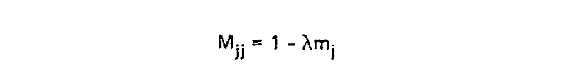PAM diagonal transition probability equation